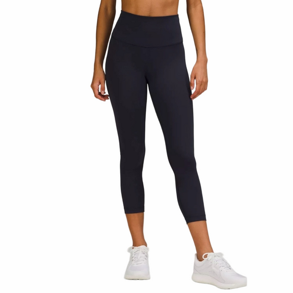 Lululemon Wunder Under High-Rise Crop 23" *Updated Scallop Full-On Luxtreme - Picture 1 of 8
